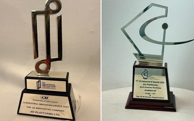 JIO TOP IN PATENT FILING