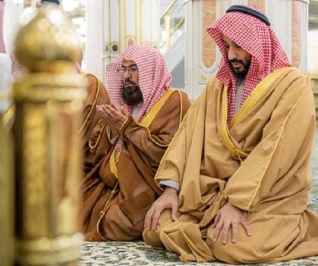 شہزادہ محمد بن سلمان کا مسجد نبوی کا دورہ